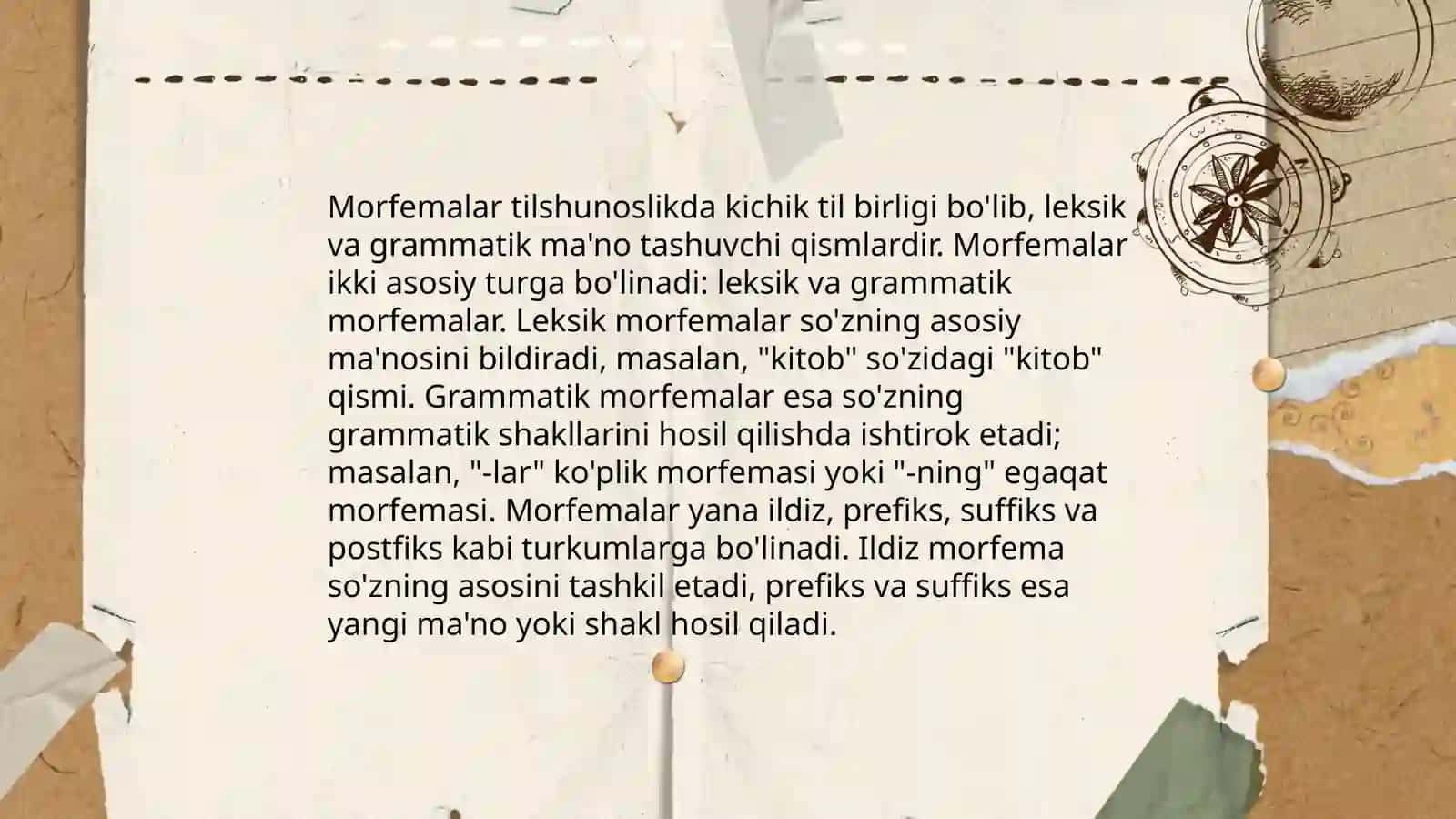 Morfema va uning turlari 4