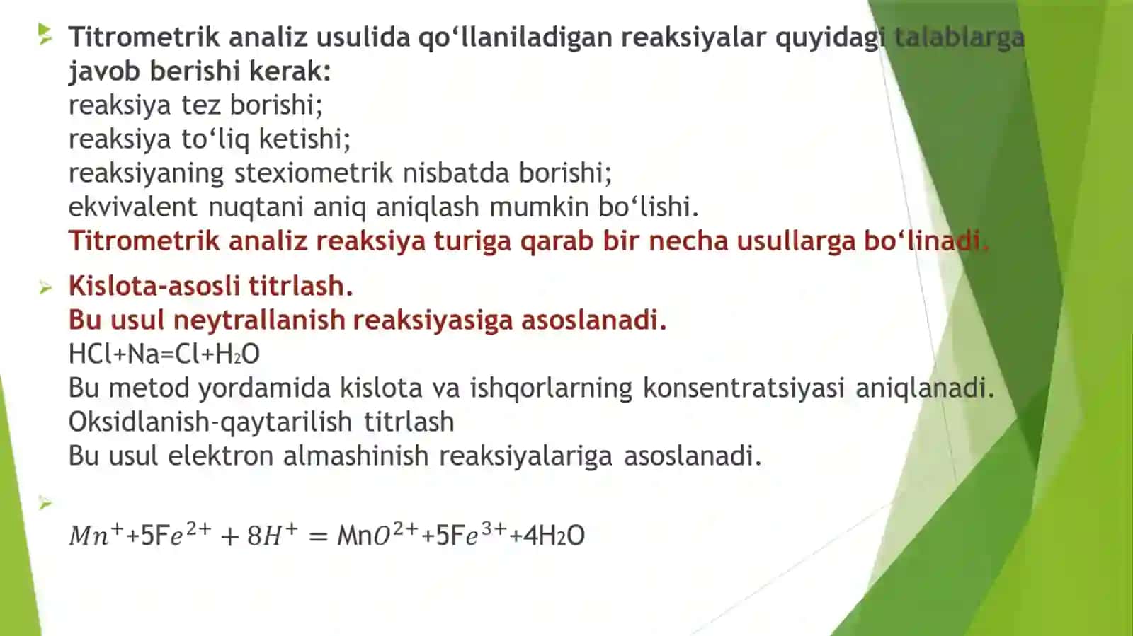 Titrometrikanaliz usullari sinflanishi 4