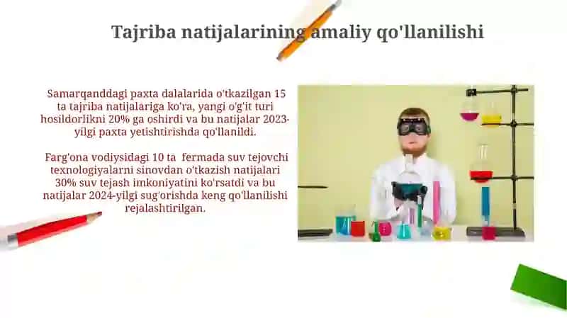 Tajriba Dizayni va Amaldagi Qo'llanilishi 4