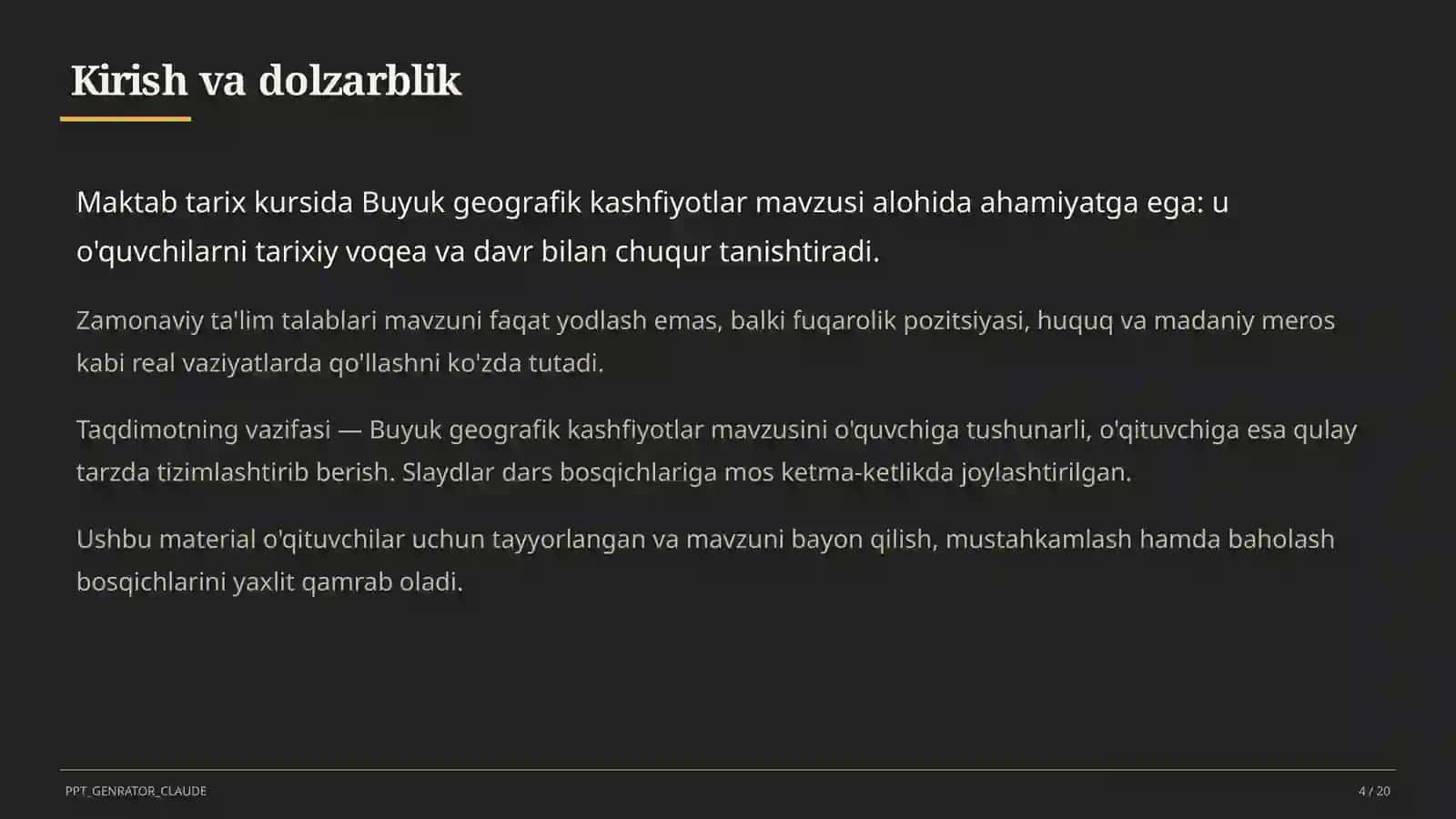 Buyuk geografik kashfiyotlar (8-sinf) 4