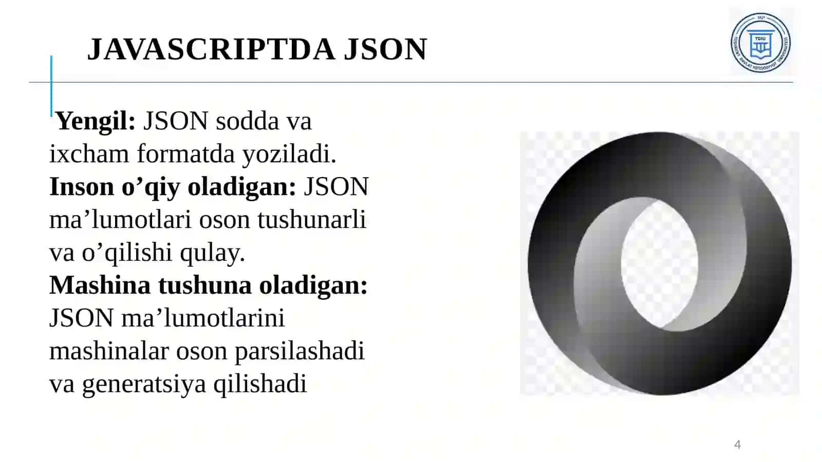 Javascriptda Json 4