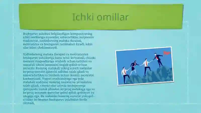 Boshqaruv uslublari 4