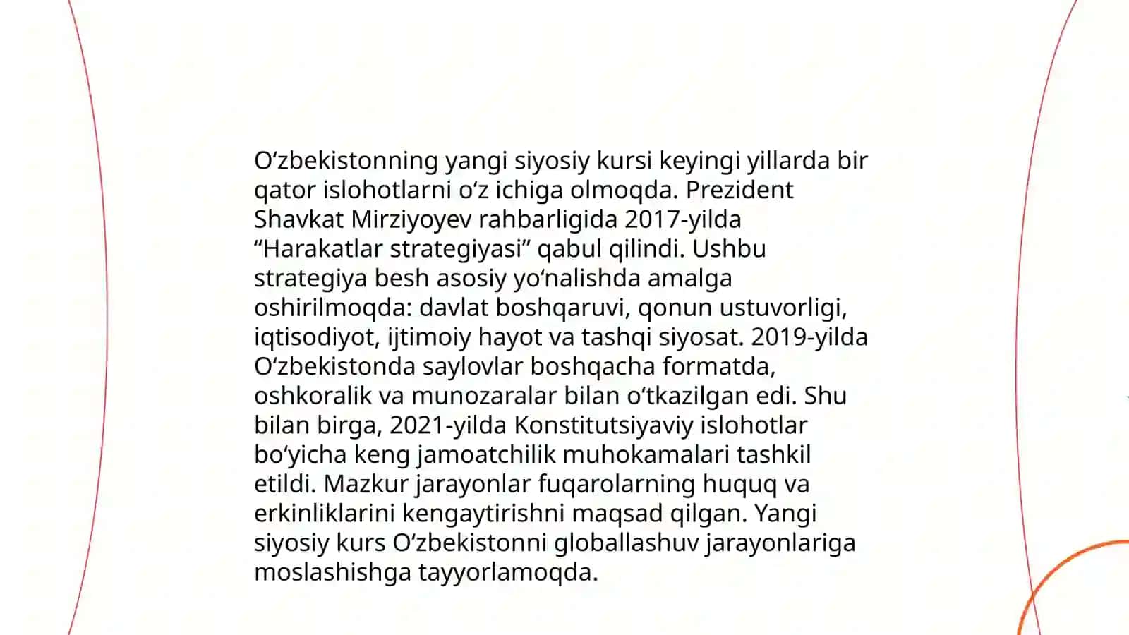 Yangi konstitutsiya - yangi Oʻzbekiston: uygʻunlik va aloqadorlik 4