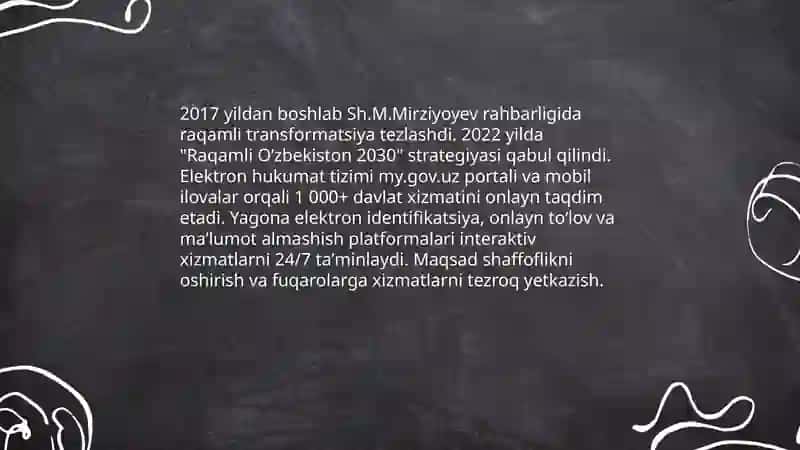 Shu. M.Mirziyoyevning iqtisodiy islohotlari 4