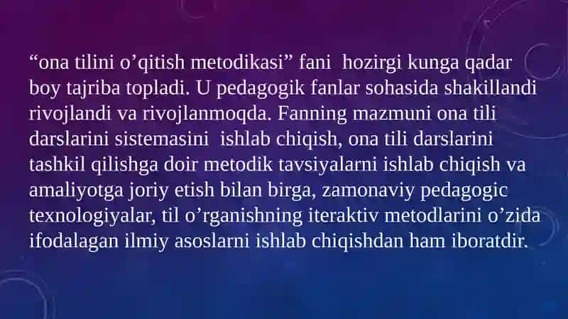 Ona tili o’qitishning tarixiy taraqqiyoti va ona tili o’qitishdagi milliy yondashuvlar 4