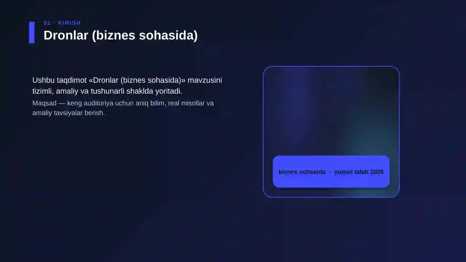 Dronlar (biznes sohasida) 4