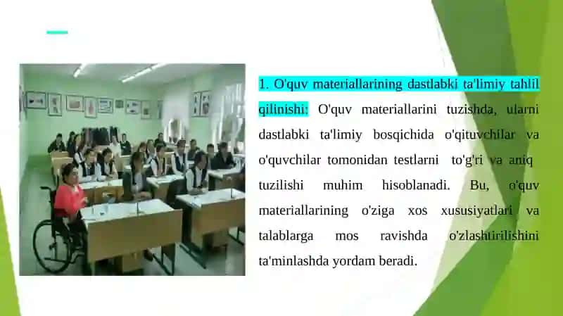 Ta’limning universal dizayni va individual ta’limiy rejasi 4
