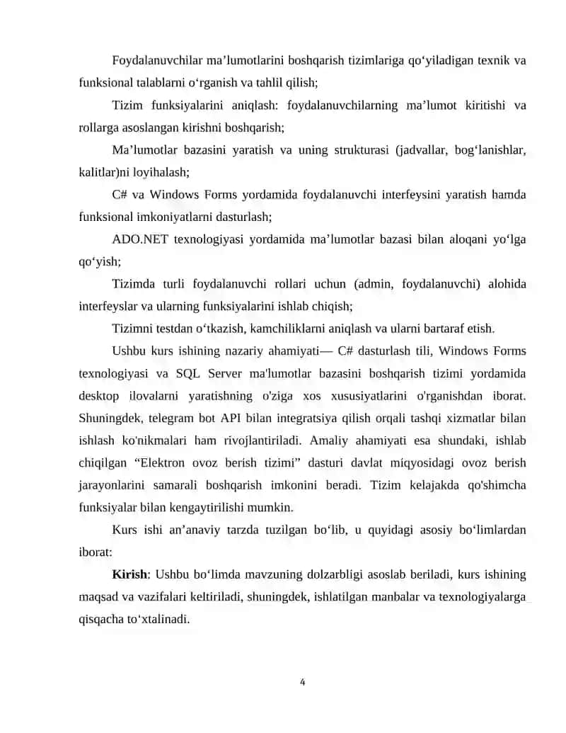 ELEKTRON OVOZ BERISH TIZIMI 4