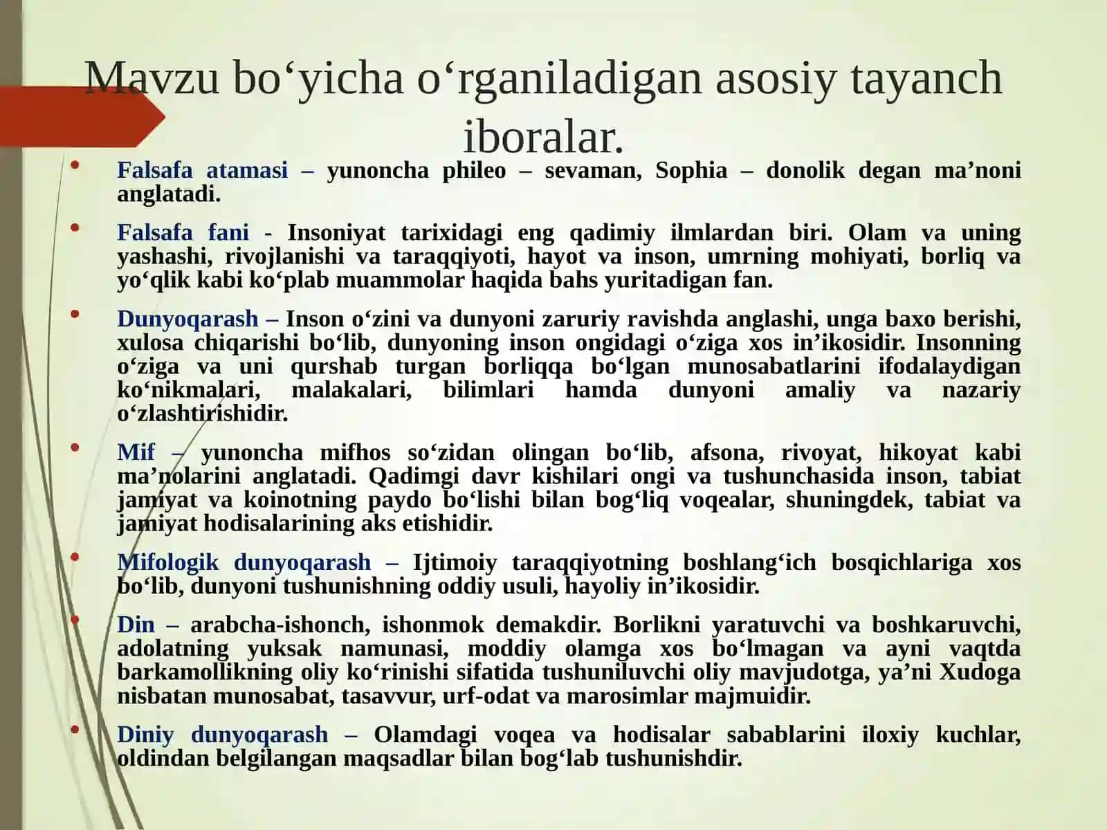 Falsafa fanining mohiyati va jamiyat taraqqiyotidagi ahamiyati 4