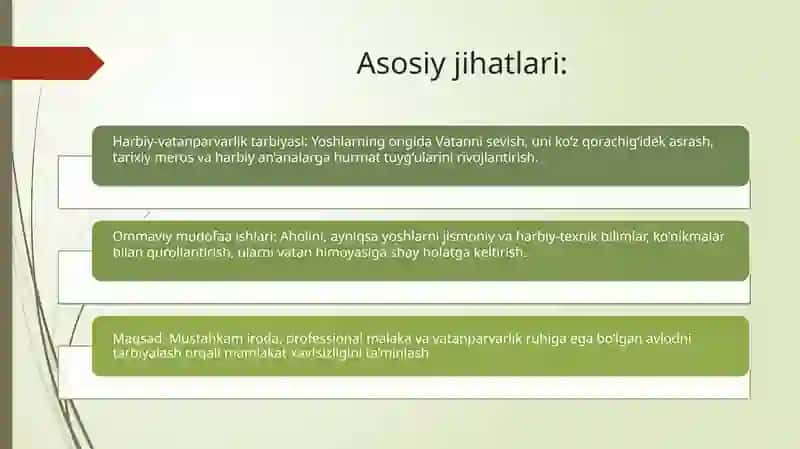 Harbiy-vatanparvarlik va ommaviy mudofa ishlari rejalarini amalga oshirishdagi rejalari 4