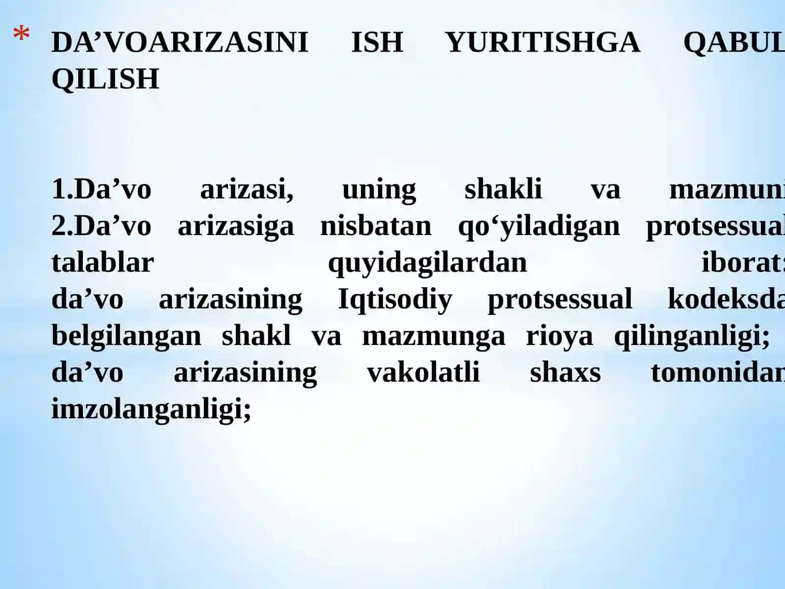 Da’votaqdimetish Huquqi va Uni Rad Etishasoslari 4