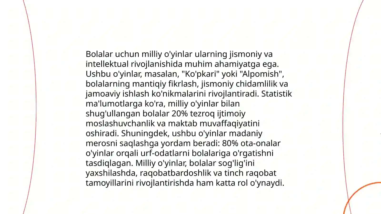Kichik yoshdagi bolalarga beriladigan milliy va harakatli oʻyinlarni oʻrgatish 4