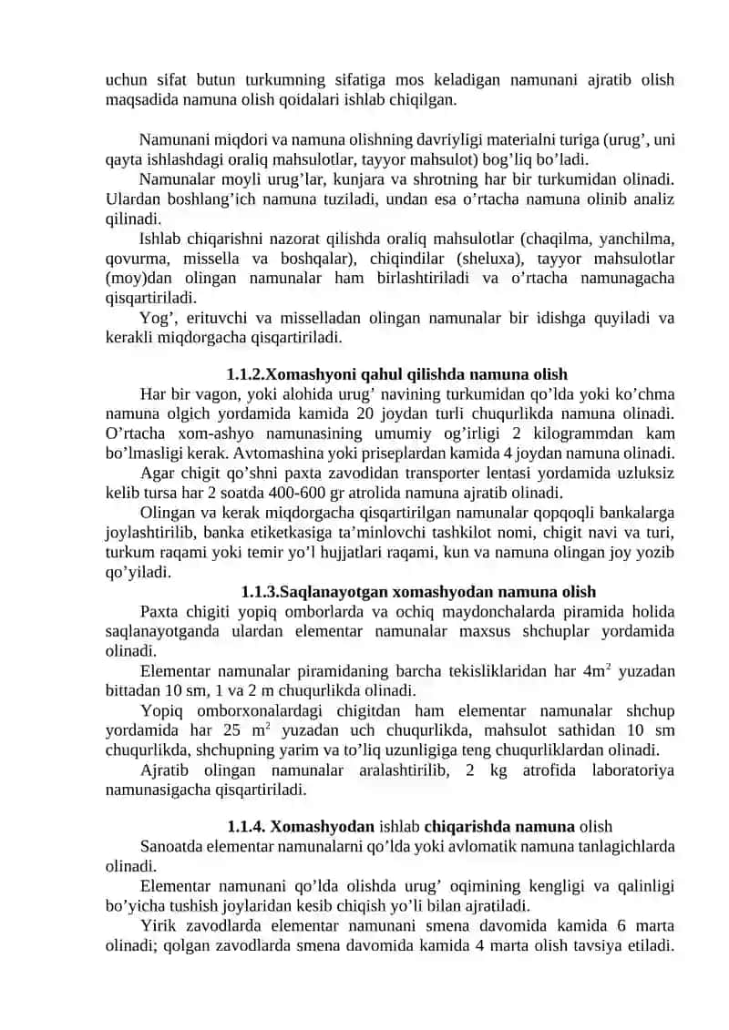 O'simlik moylari ishlab chiqarish texnologiyasi 4