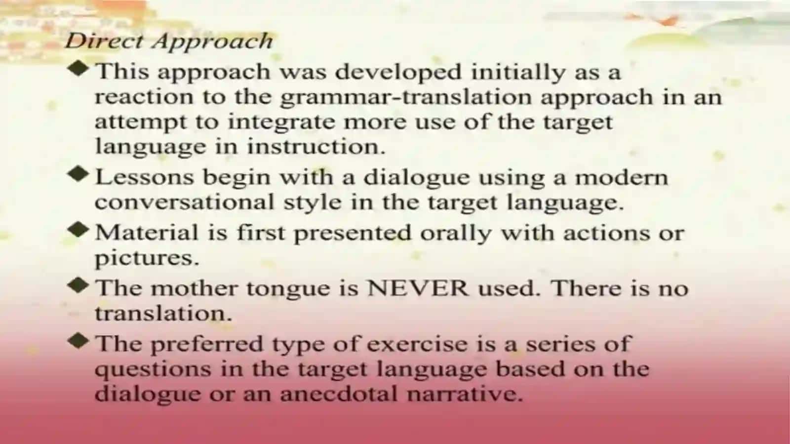 Methods of language teaching 4