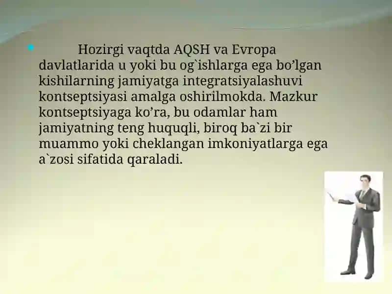 Ijtimoiy tarbiya. Ijtimoiy pedagogikada me'yordan chekinish . 4