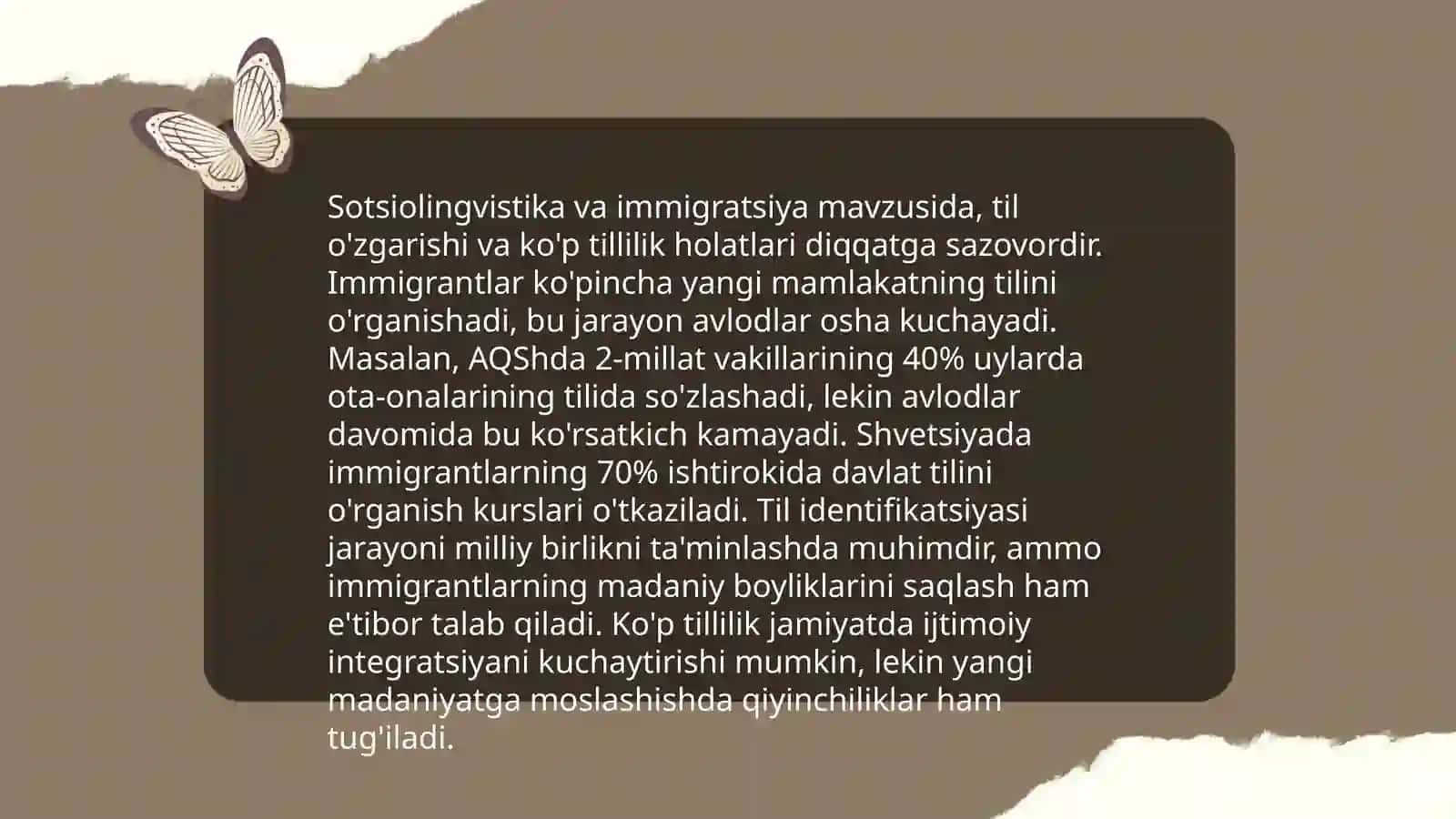 G'arb mamlakatlari sotsiolingvistikasi 4