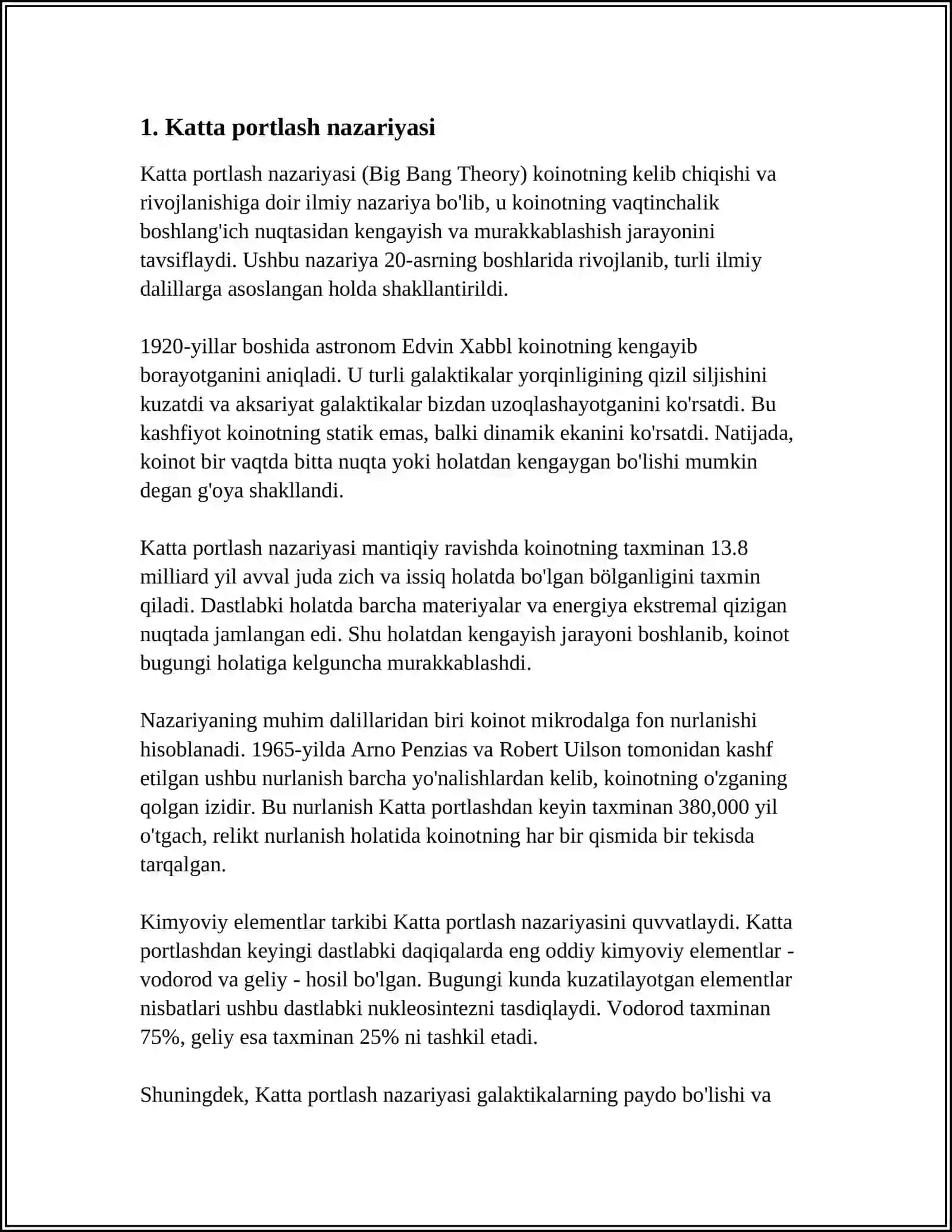 Katta portlash nazariyasi 4