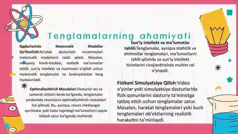 Algebraik va Transendental Tenglamalar: Asosiy Tushunchalar 4