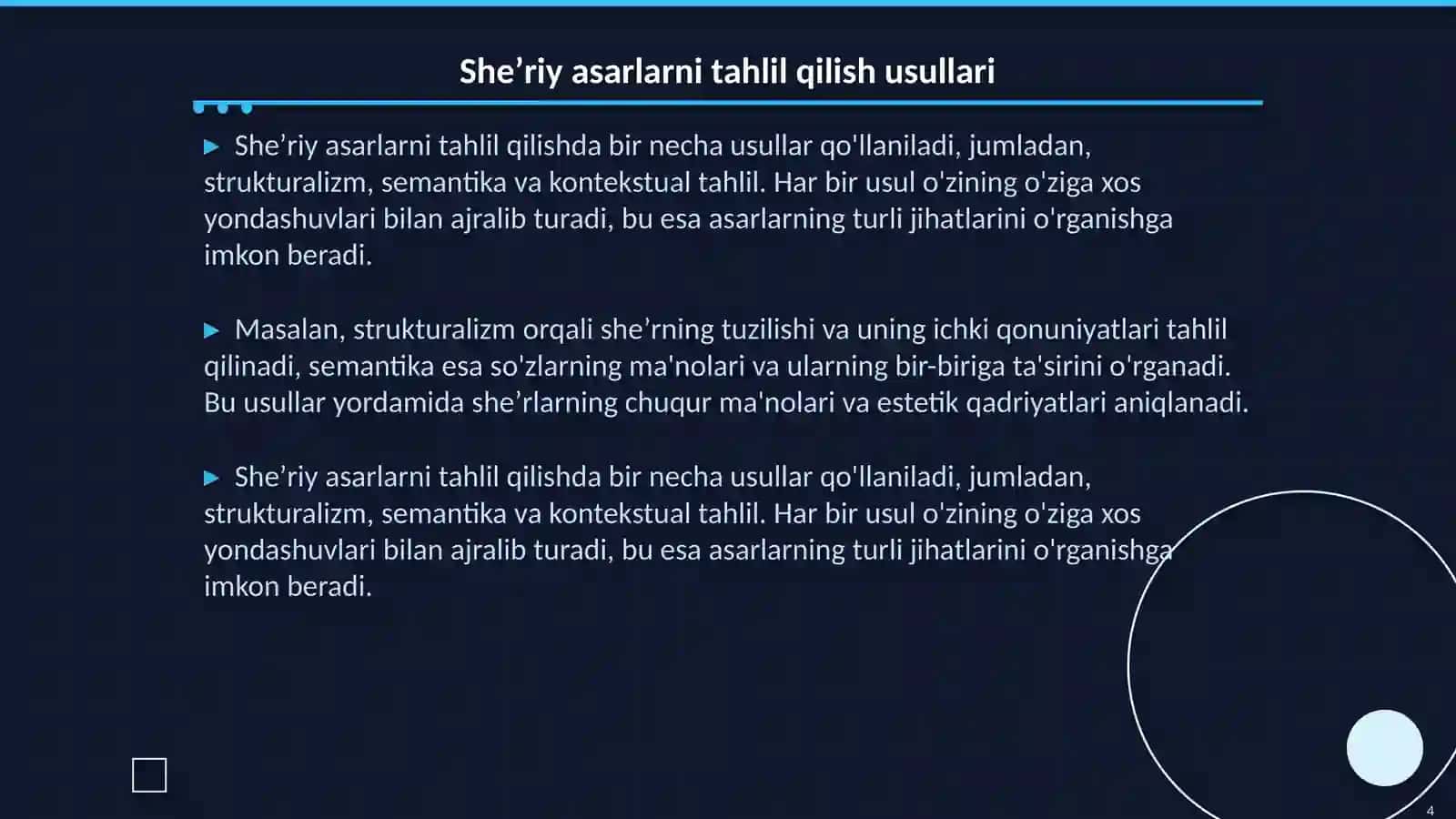 Sheʼriy asarlarda lingvopoetik tahlil 4