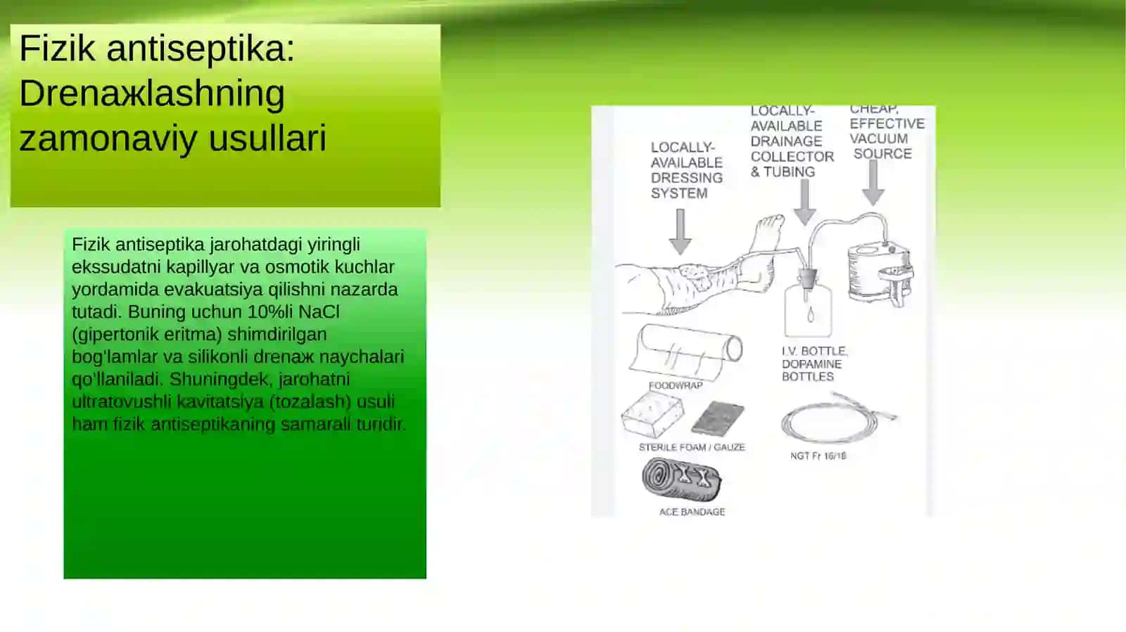 XIRURGIYADA ANTISEPTIKA ASOSLARI 4