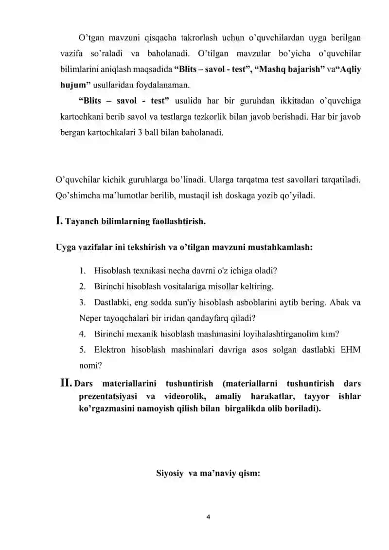 KOMPYUTERLAR 4