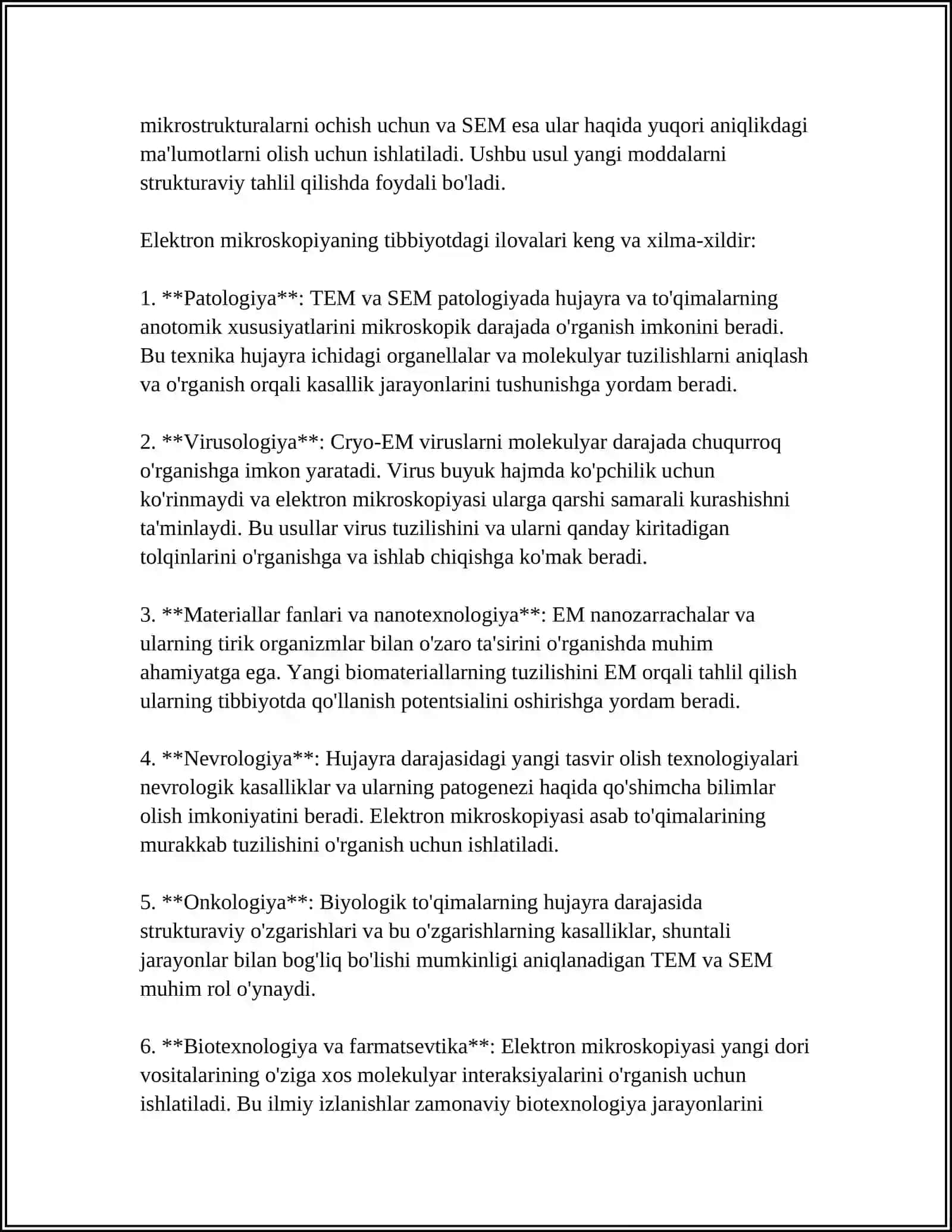 ELEKTRON MIKROSKOPIYA USULLARINI TIBBIYOTDA AHAMIYATI 4