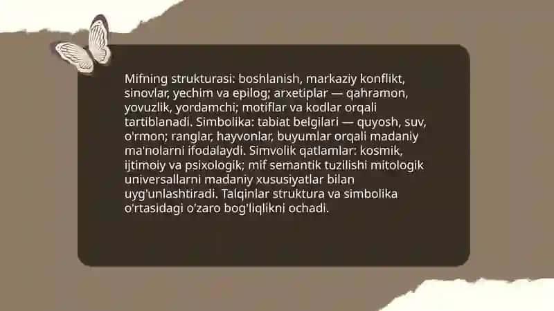 Mif va uning badiiy talqinlari 4
