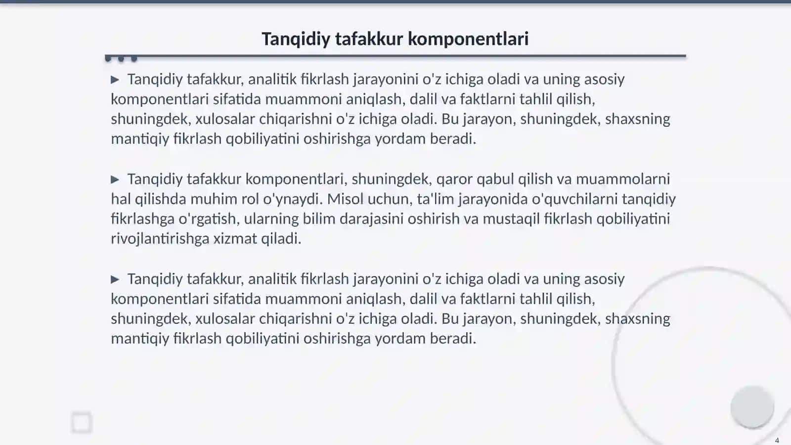 Selogezim nazaryasi 4
