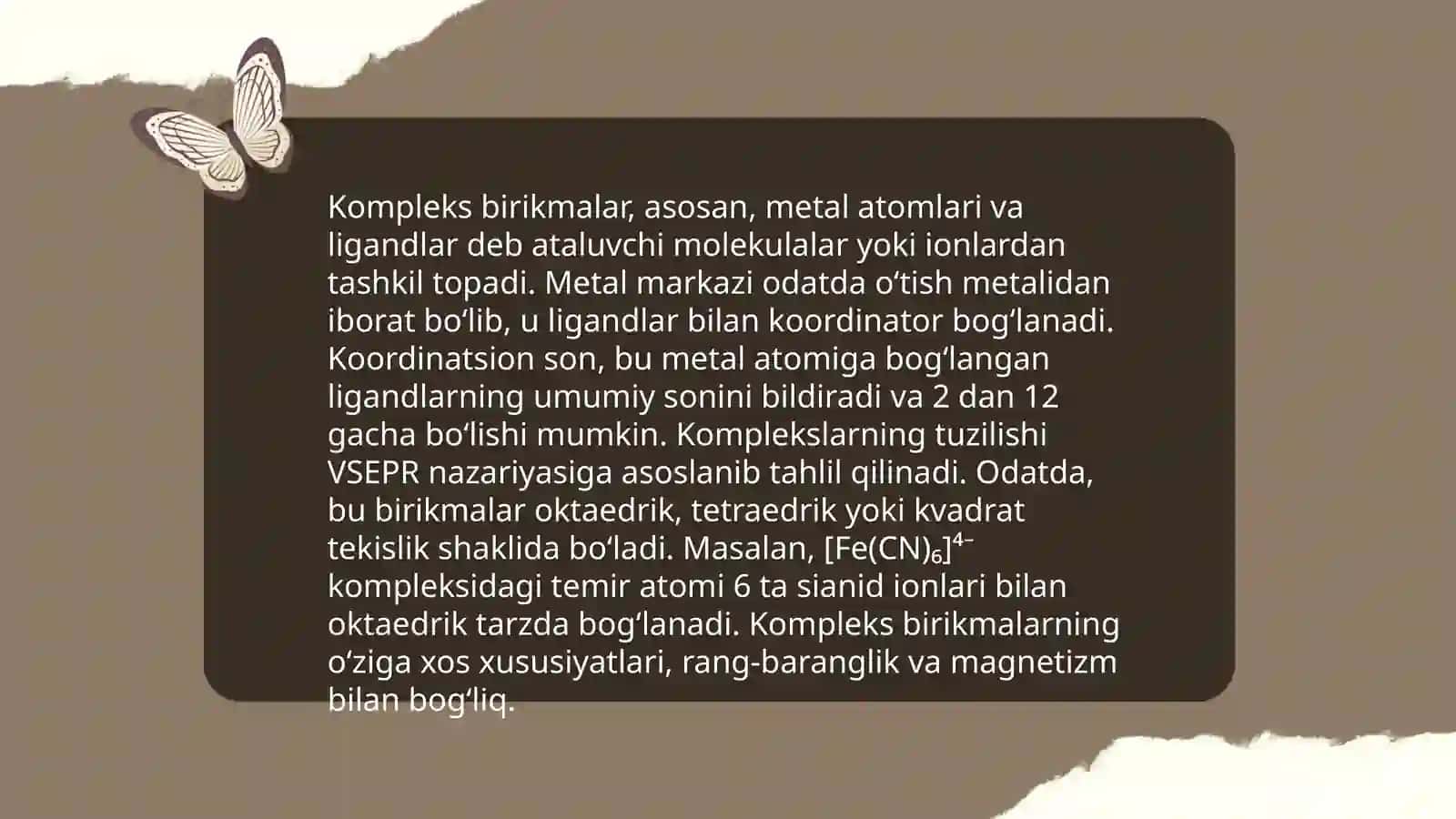 Kompleks birikmalar 4
