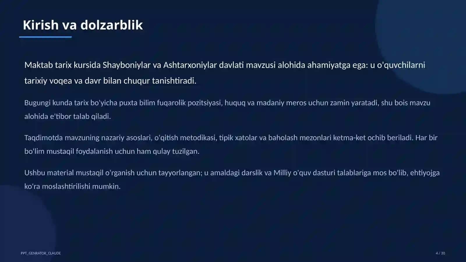 Shayboniylar va Ashtarxoniylar davlati (8-sinf) 4