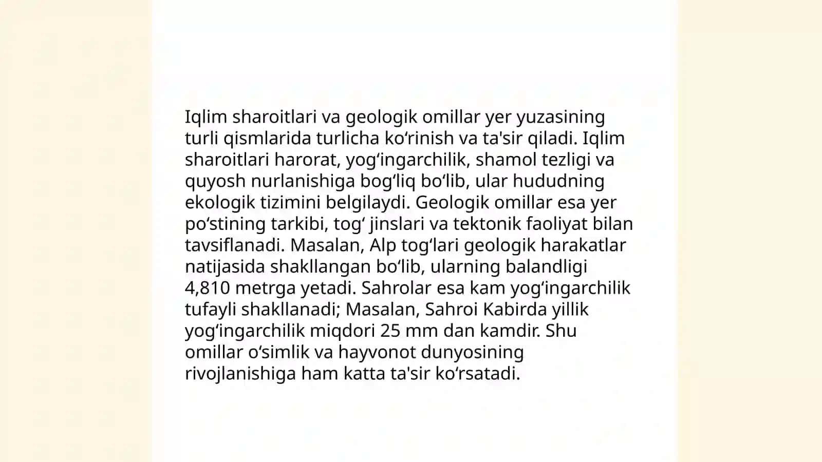 Mahalliy hom ashyolardan ishlangan materiallarning tabiiy iqlim sharoitlariga moslashuvchanligi 4