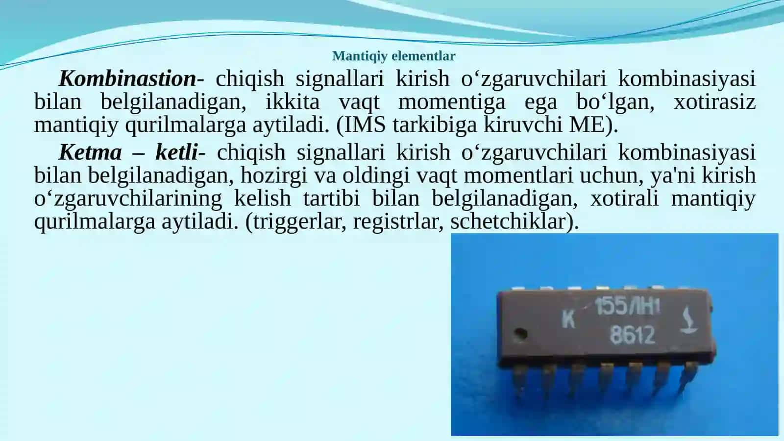 Mantiqiy elementlar 4