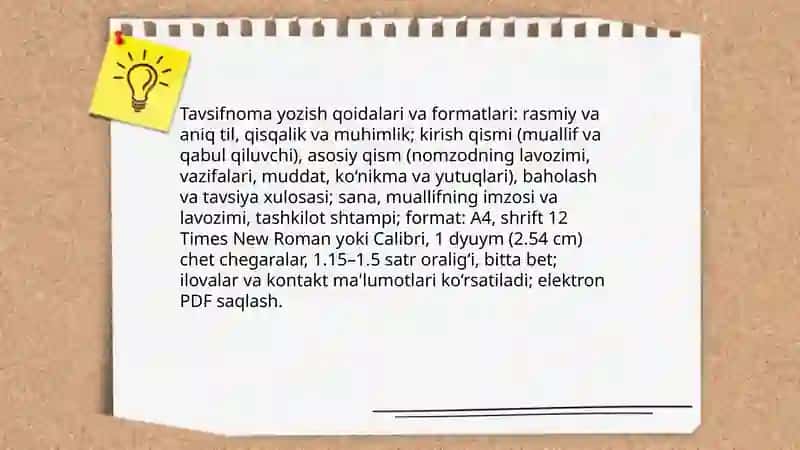 Tavsifnoma 4