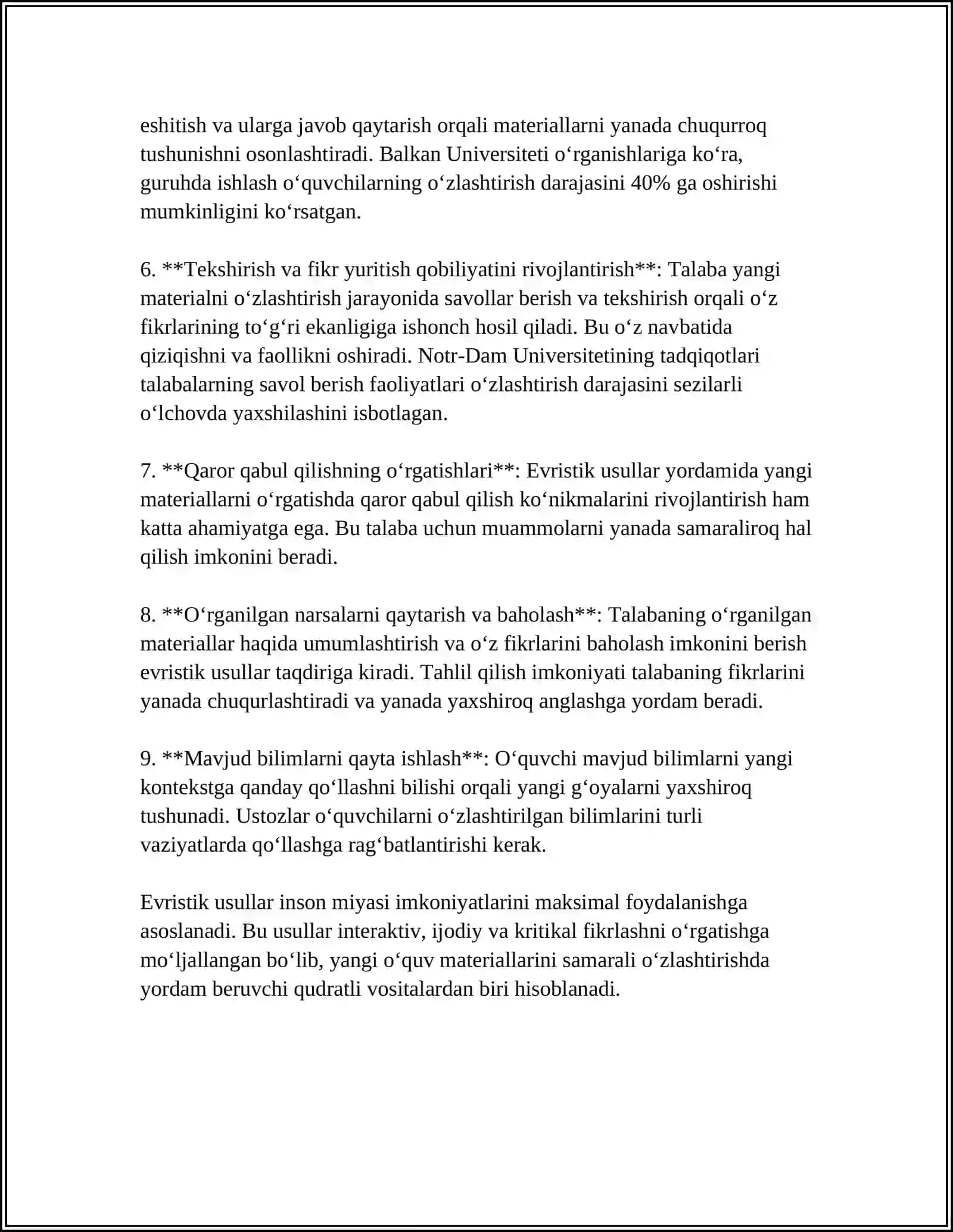 O'QITISHNING INTERFAOL USULLARI 4