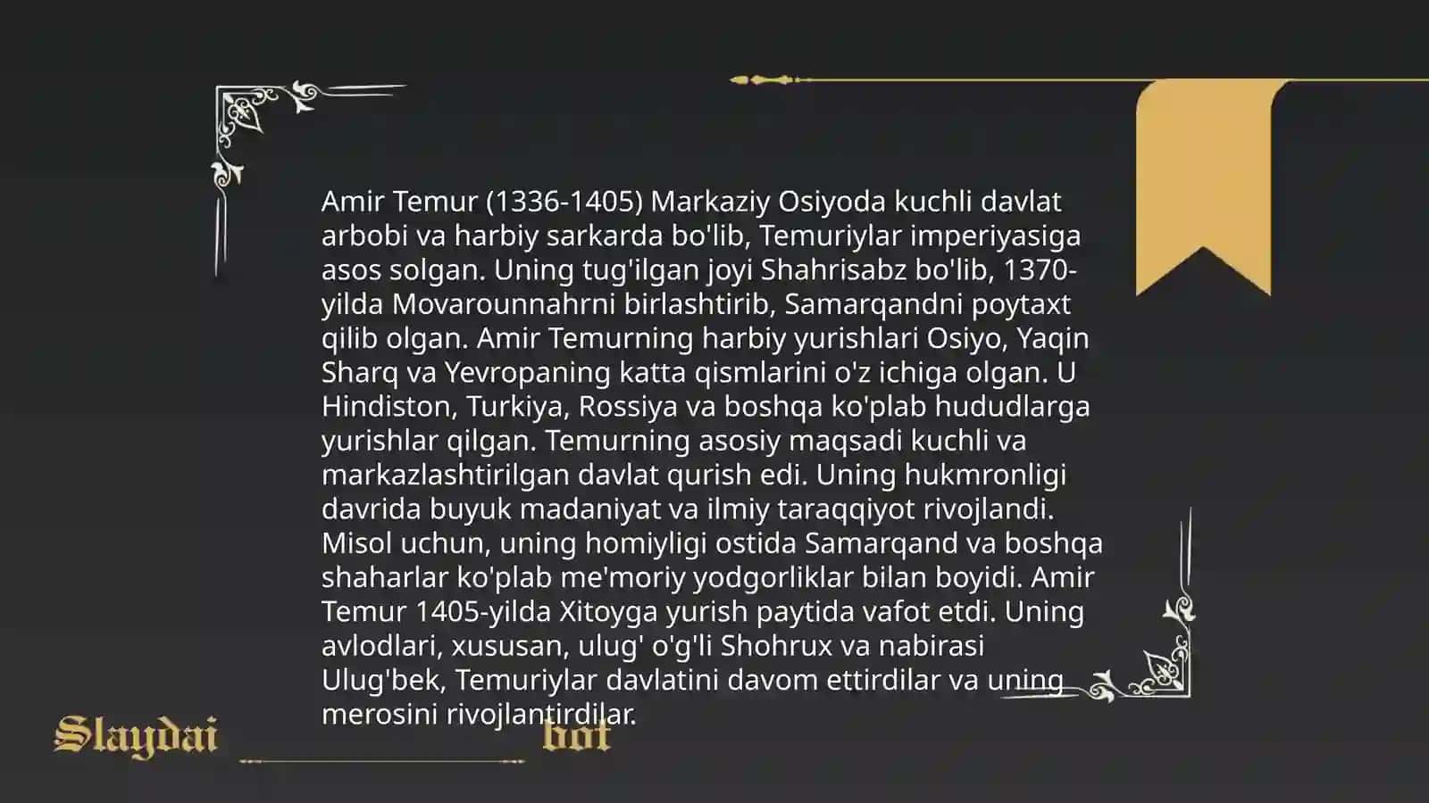 O'zbekiston tarixi 4