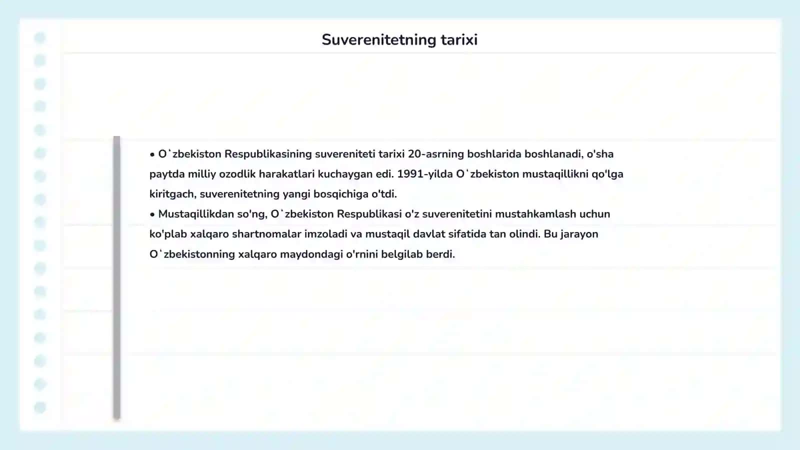 Oʻzbekiston Respublikasi konstitutsiyasining asosiy prinsiplari 4