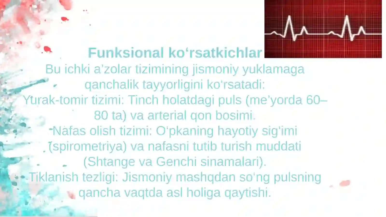 Tananing jismoniy holatini nazorat qilish uslibiyatini o‘zlashtirish 4