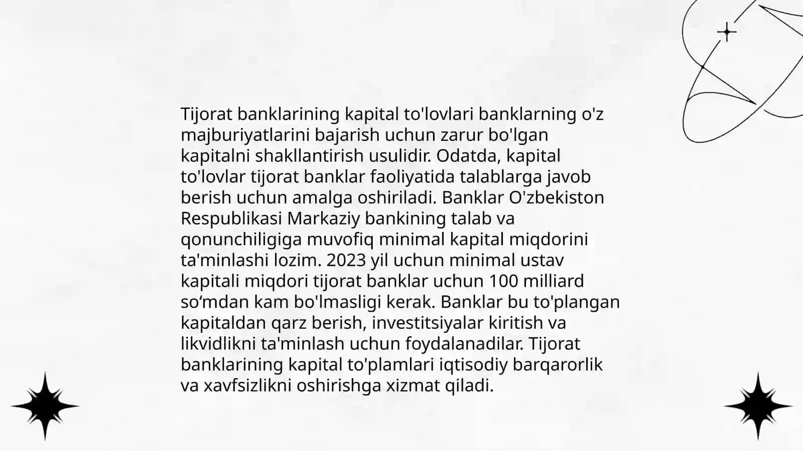 Qozog'iston tijorat banklari kapitali 4