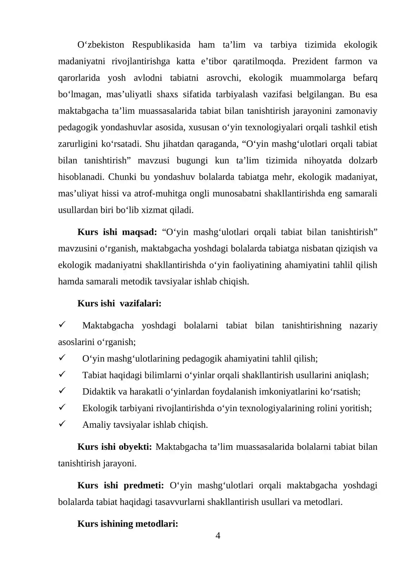 O’yin mashg’ulotlar orqali tabiat bilan tanishtirish 4