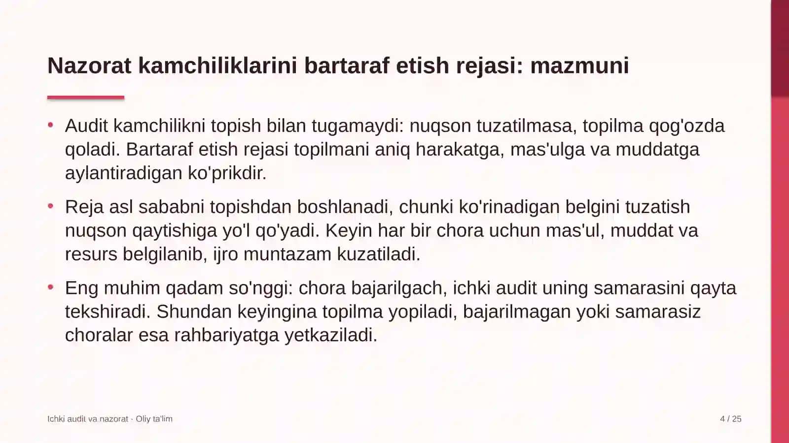 fitnes klublarida nazorat kamchiliklarini bartaraf etish rejasini ishlab chiqish 9558 4