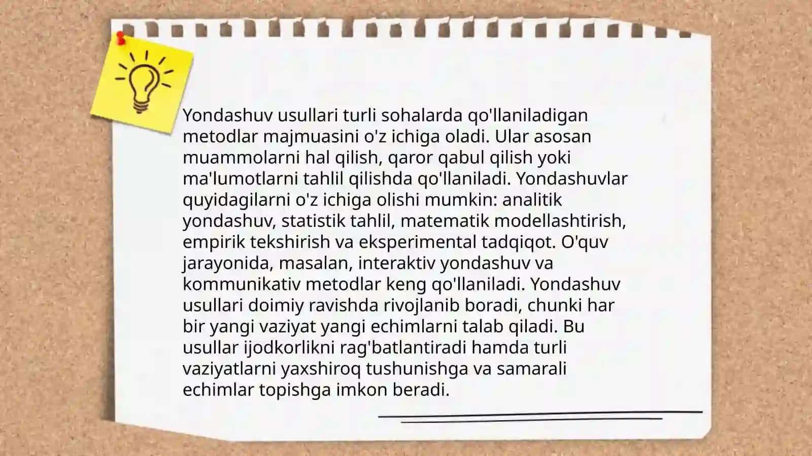 Lugatlarga yondashuv 4