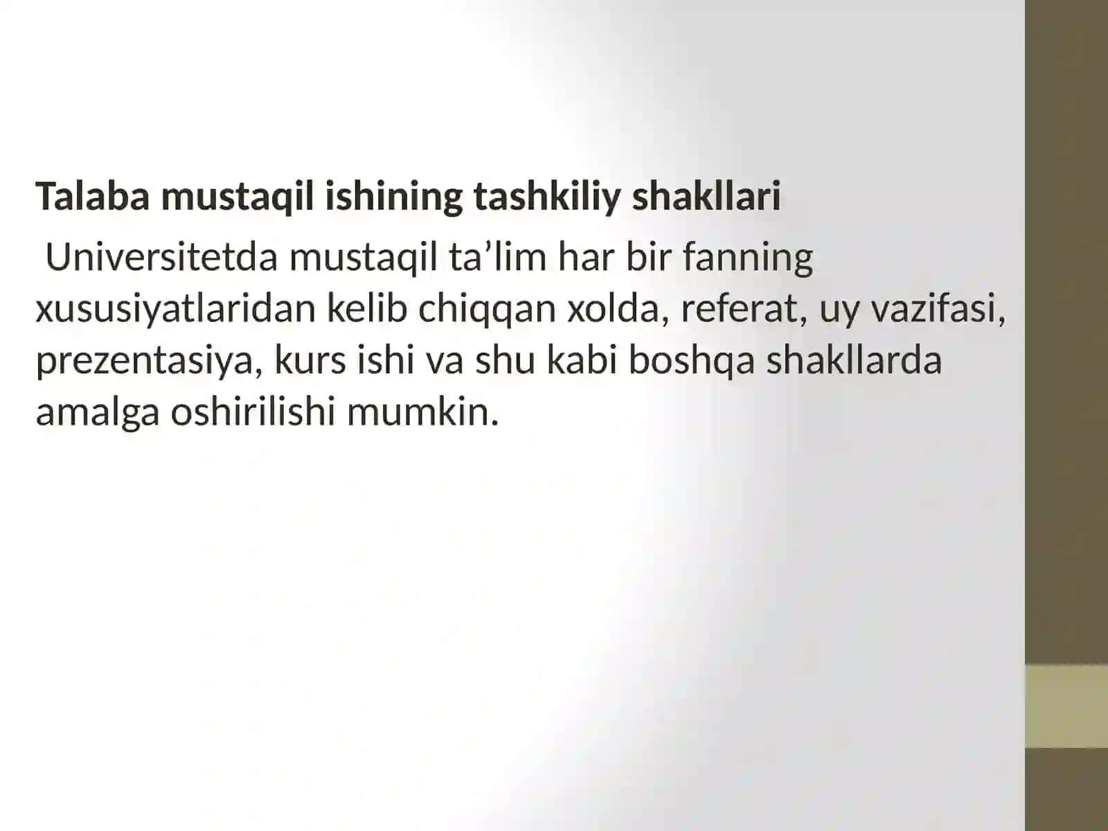 Kurs ishi, maqsadi va vazifalari 4