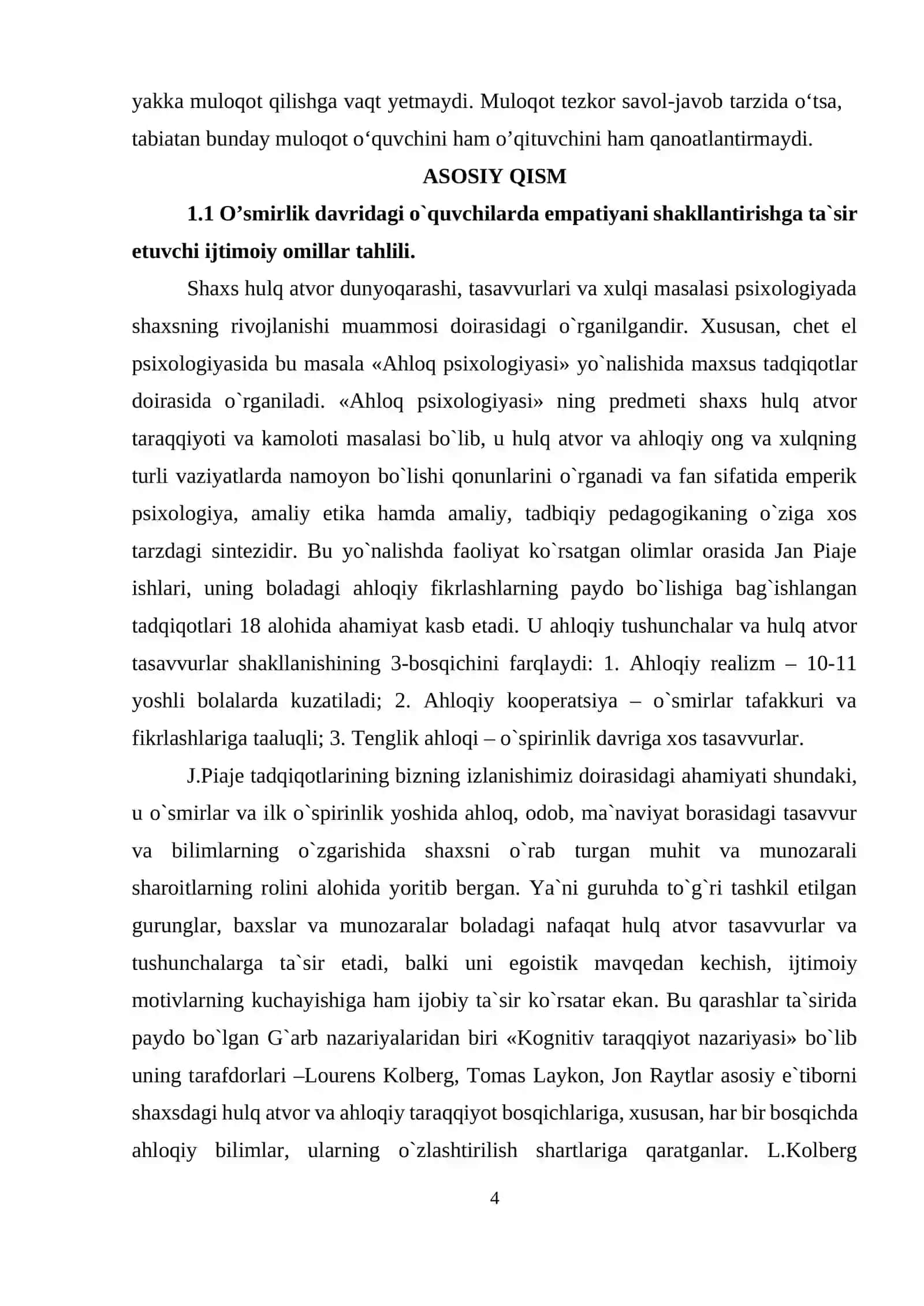 O'smirlik davridagi o`quvchilar empatiya shakllanishi 4