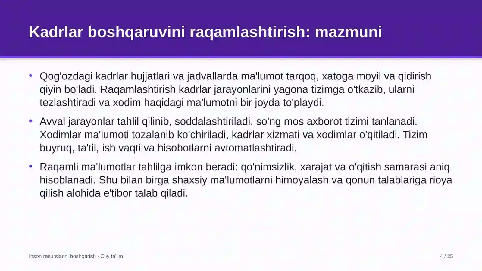 ekologik monitoring laboratoriyalarida kadrlar boshqaruvini raqamlashtirish 6719 4