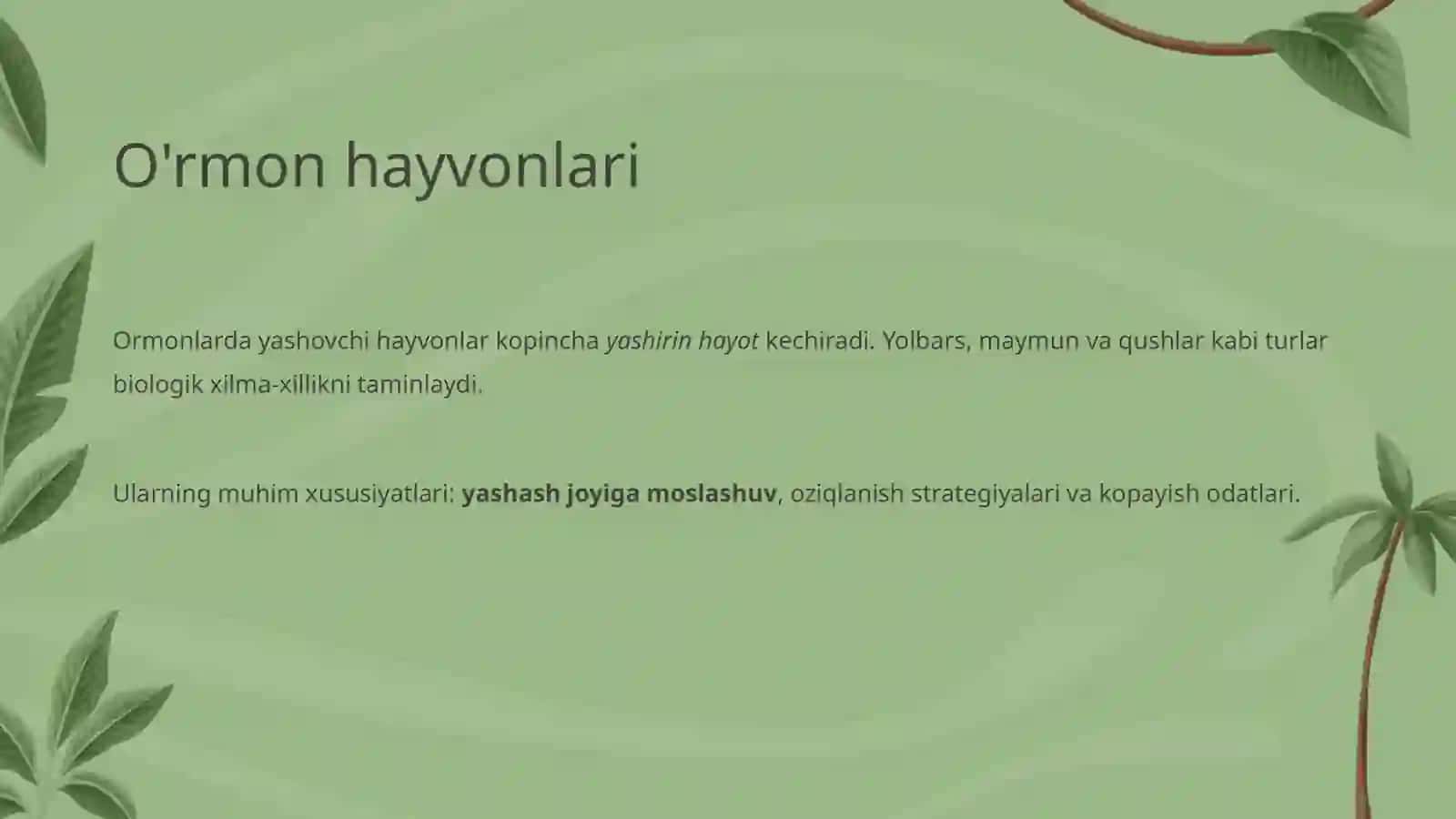 Hayvonot dunyosi 4