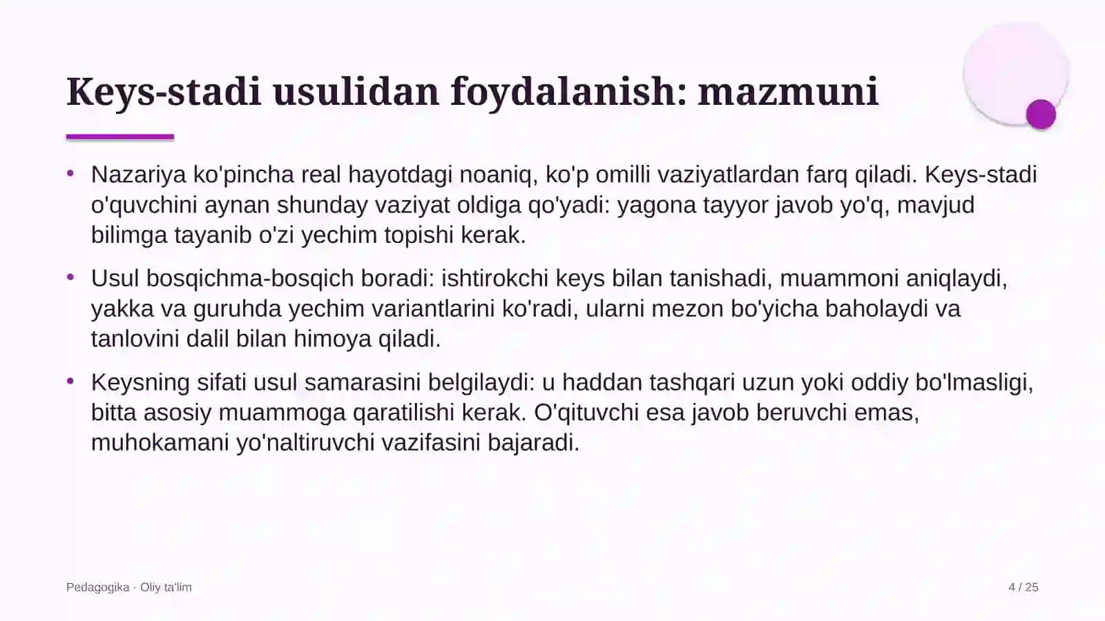 maxsus texnika parklarida keys stadi usulidan foydalanish 3779 4