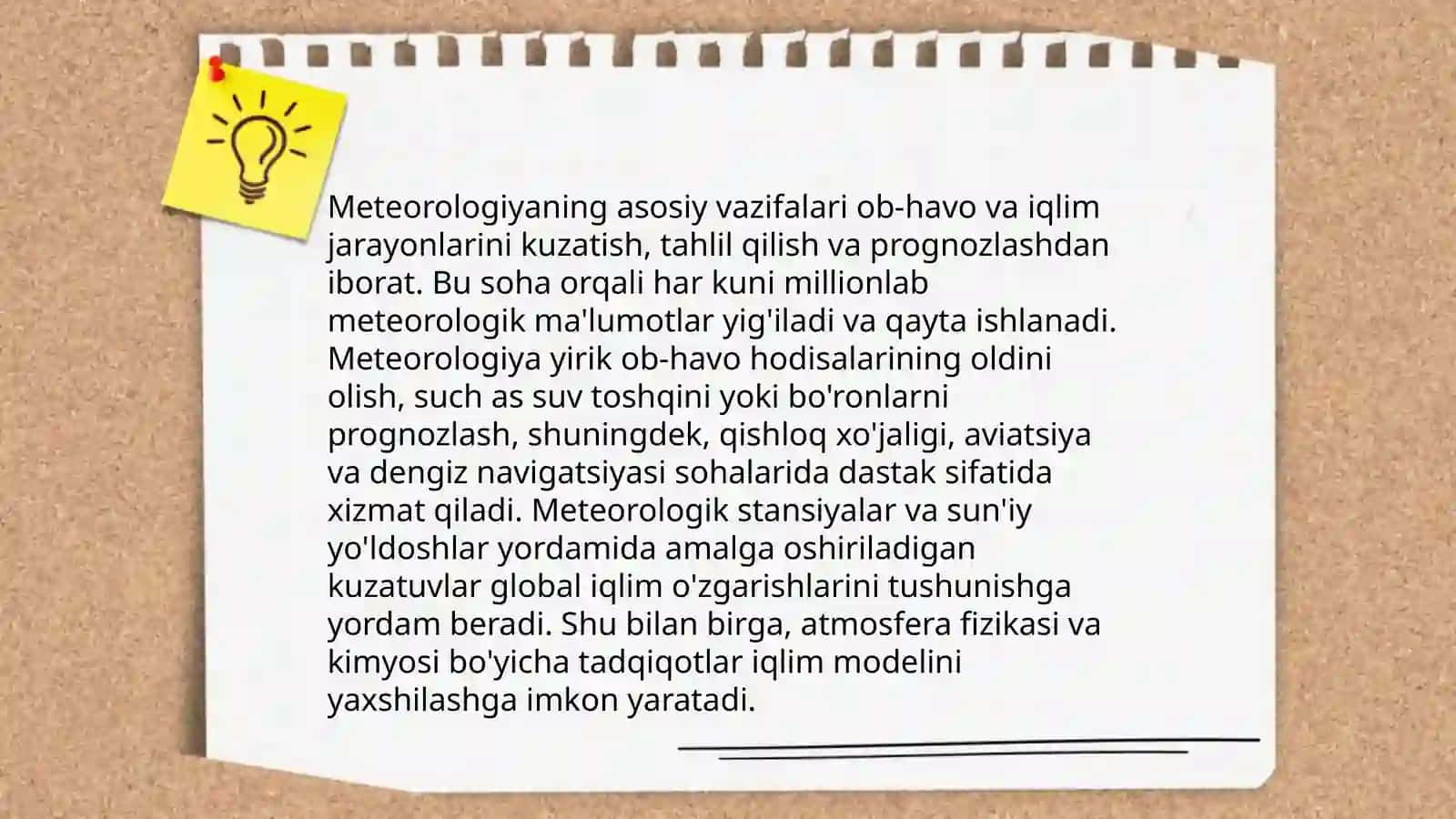 Meterologiyaning maqsad, vazifalari va rivojlanish tarixi 4