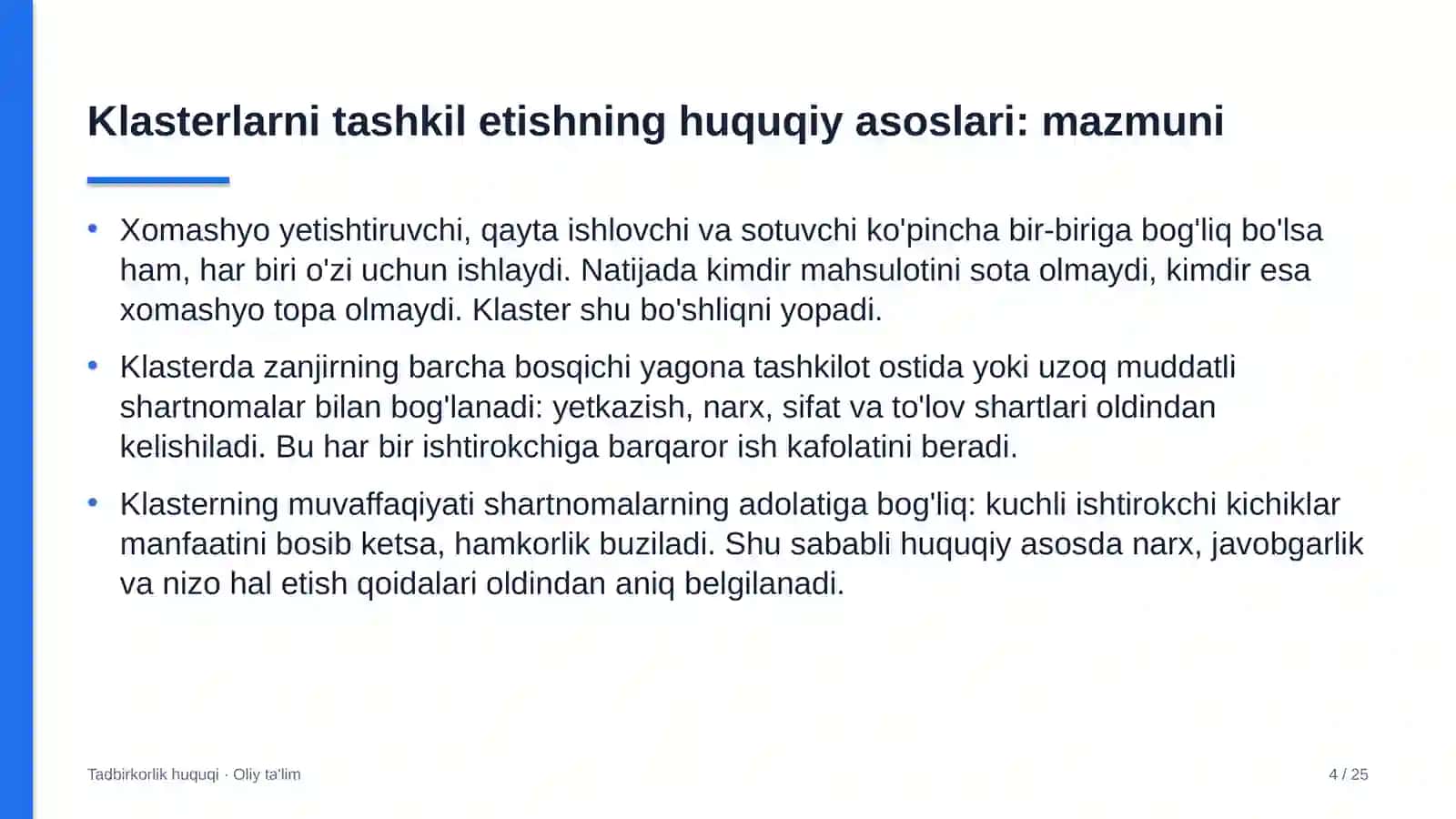 gidroelektr stansiyalarida klasterlarni tashkil etishning huquqiy asoslari 1239 4