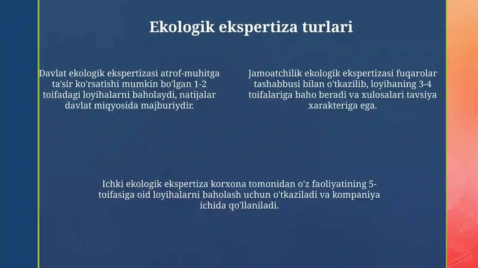 Ekologik ekspertiza 4