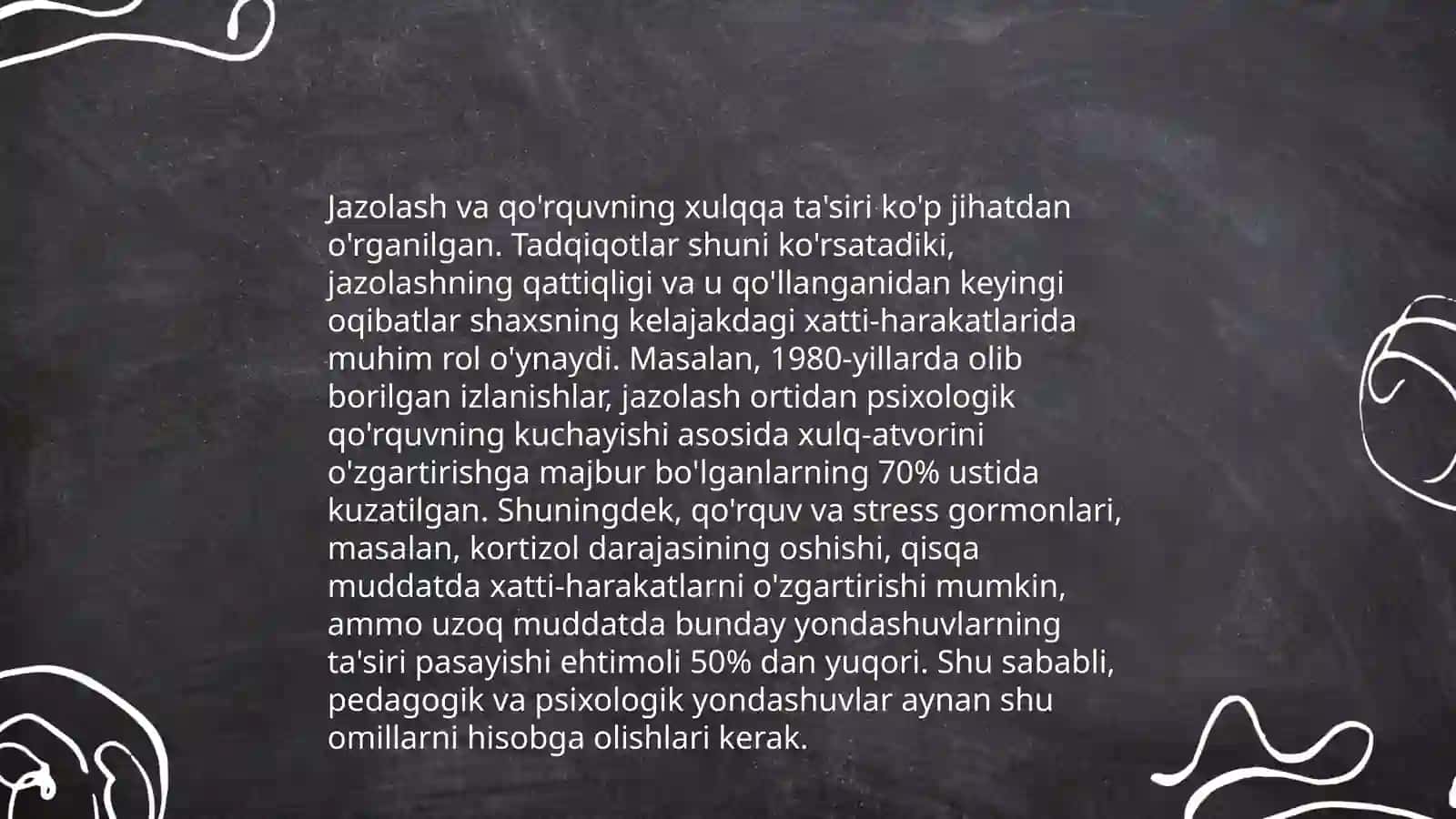Taqdirlash va Jazolashning Kishilarga Ta'siri 4